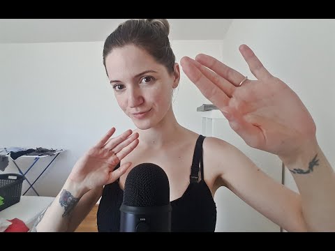 ASMR name trigger with pure hand sounds and tongue clicking - Patreons June