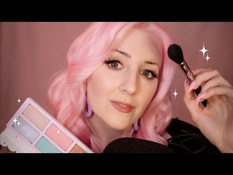 ASMR Doing Your Pin-up Makeup for a Photoshoot (close up whisper) RP