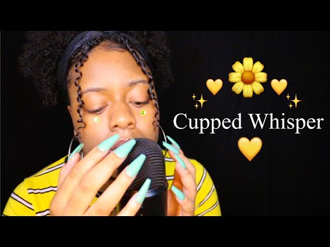 ASMR - CLOSE CUPPED BREATHY WHISPER ✨ + PERSONAL ATTENTION 💛