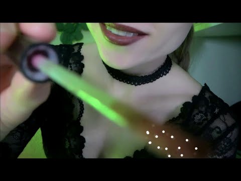 ASMR Roleplay - Doing Your Makeup with Personal Attention, Tweezers, Face Brushing