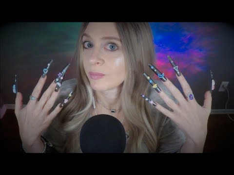 ASMR Gum Chewing My Own Pet Peeves | Extra Long Nails | Whispered Rant & Ramble