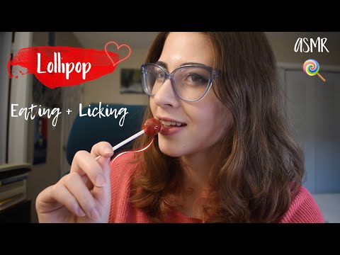 ASMR Eating | 🍭 Lollipop Licking 🍭 | Intense Mouth Sounds, Minimal Talking 💋  [Custom Video]