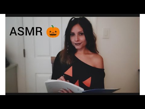 ASMR Halloween- Planning a Halloween party RP (writing, paper sounds and typing) 👻