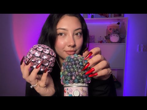 ASMR with ALL my homemade mic covers
