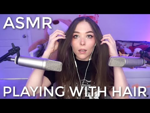 |ASMR| Playing with Hair and Purring