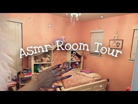 ASMR tapping and scratching around my daughters room 💘 + lots of camera scratching