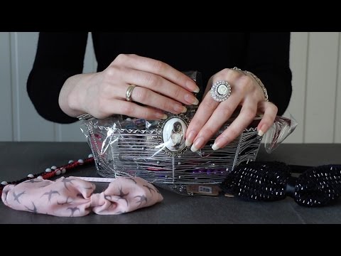 ASMR Accessories Collection Part 1 ❤︎ Tapping, Scratching, Crinkle (No Talking)