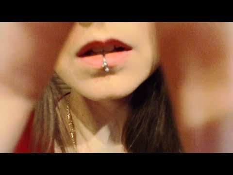 [ASMR] Close-up Whispering and Touching Camera