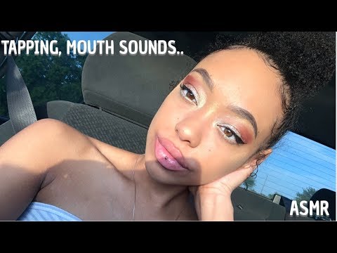 ASMR | Up Close Tapping | Mouth Sounds | Whispers