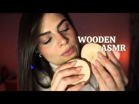 WOODEN ASMR Suoni Soporiferi Tutti Con Il Legno | Scratching & Touching Wood