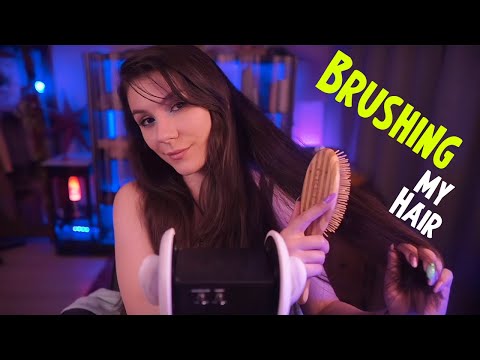 ASMR Brushing my Hair 💎 No Talking