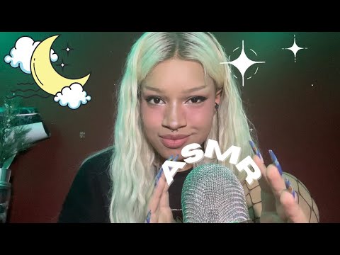 Random ASMR for Sleep🌙 hand + nail sounds, mic scratching, personal attention