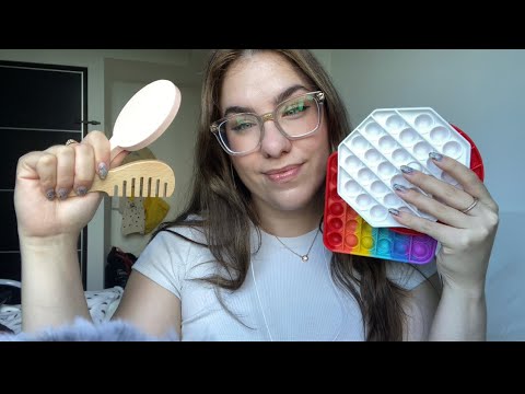 ASMR New Triggers (Pop it, Bubble wrap and Wood Triggers)
