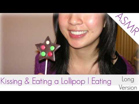 Binaural ASMR Kissing & Eating a Lollipop Long Version l Eating Sounds and Mouth Sounds