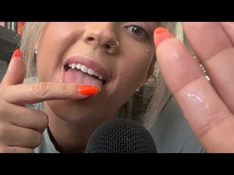 ASMR| A WET, FAST & CHAOTIC SPIT PAINTING ON YOU! * Mouth Sounds, Fast Tapping