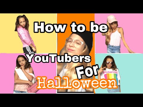 How to be YOUTUBERS for Halloween! (Emma chamberlain, Annie Rose, Alisha Marie, etc😁)