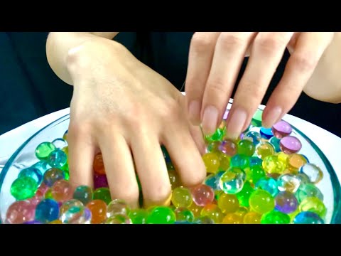 ASMR Water Beads 💦 Wet, Squishy Fun!