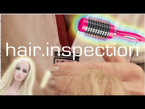 Relaxing super soft spoken - hair inspection-personal attention tongue clicking ASMR