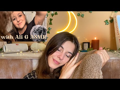 ASMR Cozy Sleepover Roleplay 😴 🌸 ( skincare, getting you unready, chit- chat) ft. @Ali G ASMR