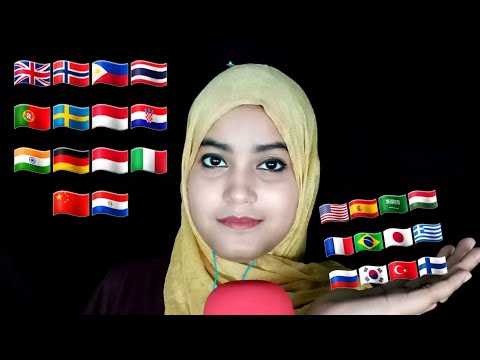 ASMR "Dinner" In Different Languages With Tingly Mouth Sounds
