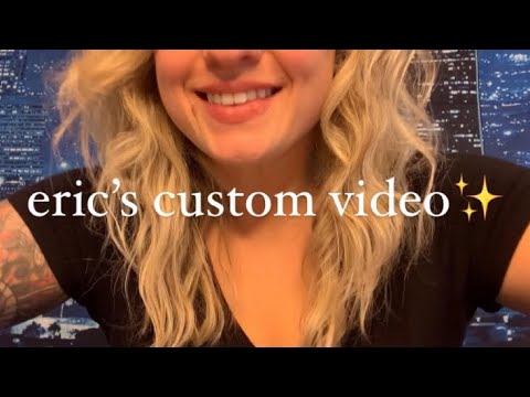 Fast & Aggressive ASMR Custom for Eric✨ Camera & Table Tapping, Hand Movements w/Mouth Sounds