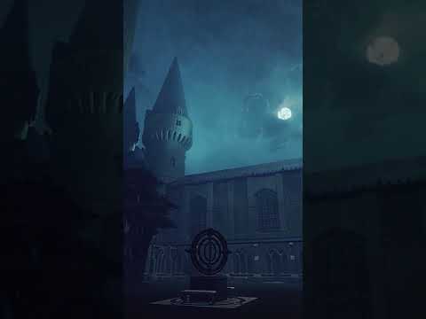 Hogwarts Halloween #shorts ◈ Moonlit Walk in the Courtyard