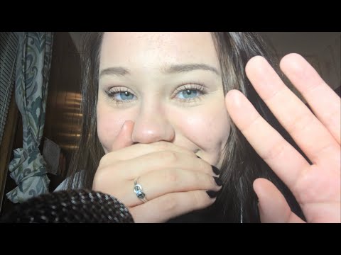 ASMR - Cupped Inaudible/Unintelligible Whispering (Mouth Sounds)