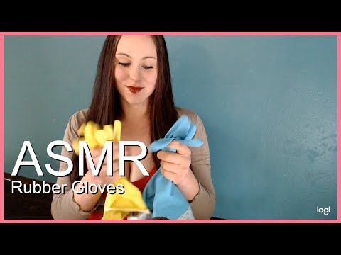 ASMR Rubber kitchen Gloves