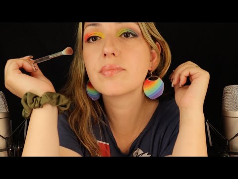 Türkçe ASMR 🌈 Pride Makyajı Yapıyorum | Benimle Hazırlan