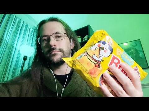 my first asmr video of the year - noodles packaging [no talking]