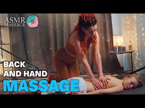 ASMR Pleasant Back and Hand Massage