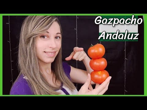 🍅 Cómo hacer Gazpacho Andaluz 🍅 Receta Rica y Tradicional . SusurrosdelSurr ASMR