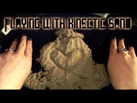 ***ASMR*** Playing with kinetic sand - whispered