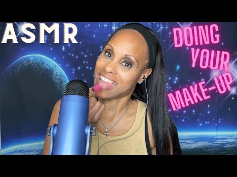 ASMR Fast and Aggressive, Mouth Sounds, Doing Your Make-up 💄