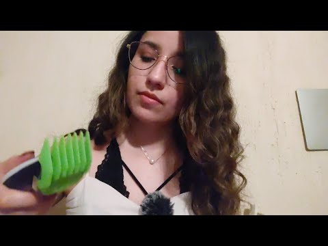 Corte de cabello para hombre ✂️ ~  susurros ~ ASMR roleplay esteticista amable | español