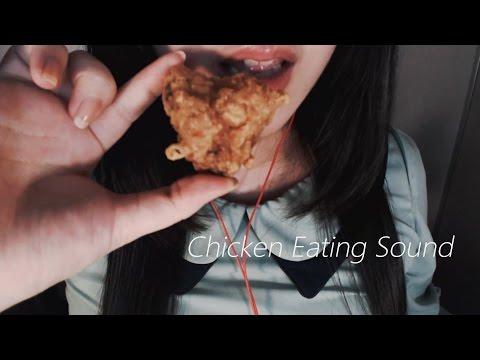 [Korean 한국어 ASMR] 바삭바삭 치킨 이팅과 무 긁기 Fried Chicken Eating sound