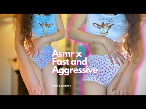 ASMR 💕 Fast and Aggressive Scratching on skin and cloth. [ ASMR Tapping] ✨
