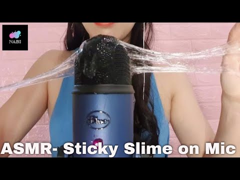 ASMR:: Slime on the mic::슬라임 마이크 찐득찐득 신비한 소리