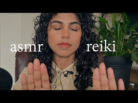 ASMR Reiki for Inner Peace and Clarity | Crystal Cleanse, Hand waving and soft spoken