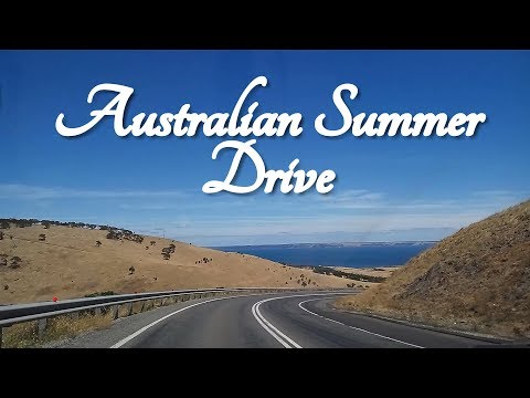 ASMR Relaxing Australian Summer Drive (To Cape Jervis)