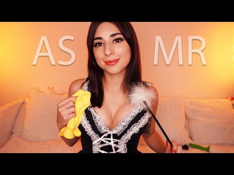 ASMR Let Me Service You! 🧽 Maid Takes Care of You Roleplay, Face Touching, Personal Attention