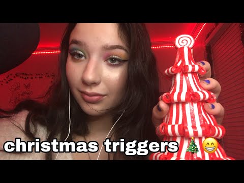 ASMR// Christmas Triggers!!!!