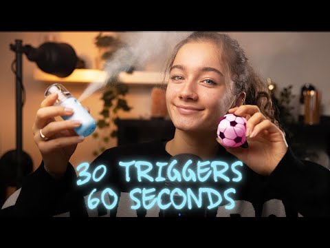 ASMR - 30 TRIGGERS IN 60 SECONDS!