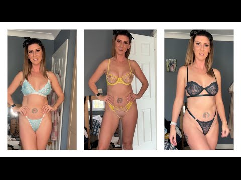 Mesh and Lace Lingerie Haul and Try On