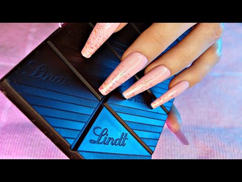 ASMR with CHOCOLATE | 🍫Fast Scratching & Tapping on Textured Chocolate🍫 | No Talking