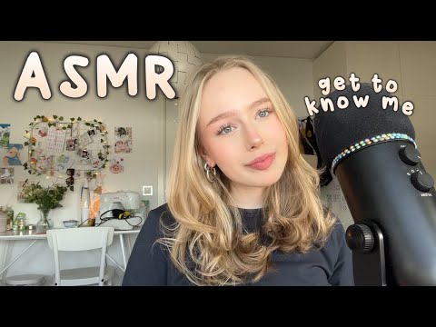ASMR my favorite triggers & get to know me !! 🧖🏼‍♀️ ʚɞ˚‧｡⋆