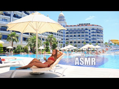 АСМР VLOG Наш ОТЕЛЬ В ТУРЦИИ 🌴 Обзор Diamond Premium Hotel & Spa 5* | ASMR HOTEL Turkey 2021 Whisper