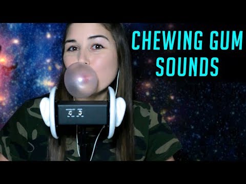 3DIO ASMR - Gum Chewing & Bubble Blowing