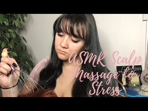[ASMR] Scalp Massage for Stress