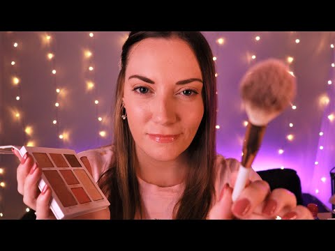 [ASMR] Doing Your Makeup for a New Years party! ✨ (roleplay, makeup application, tapping on items)